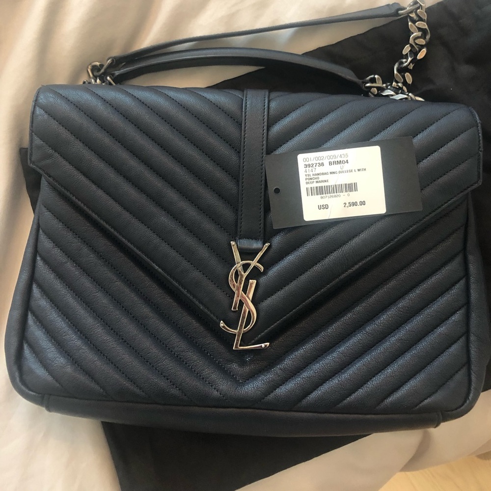 Saint Laurent College Large Handbag